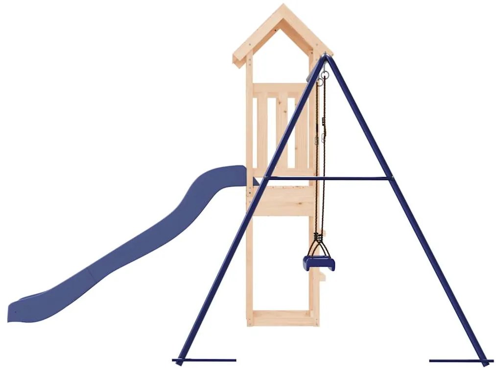 Vonkajšia súprava na hranie masívna borovica