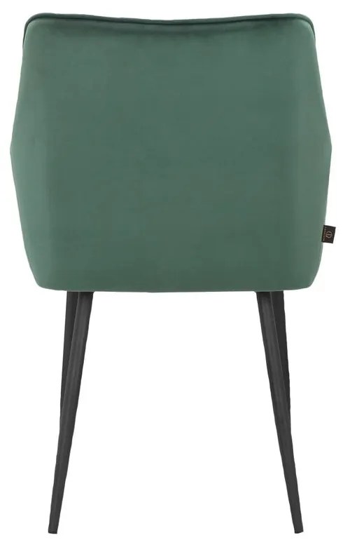 Zelené čalúnené jedálenské kreslá v súprave 2 ks Elvira – Støraa