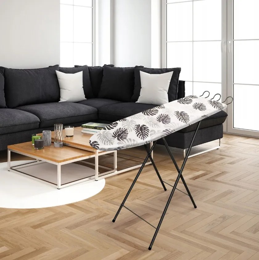 Erga Model Irit Black, žehliaca doska 120x30x80 cm, čierna-viacfarebné, ERG-SEP-10DESIRITBLA