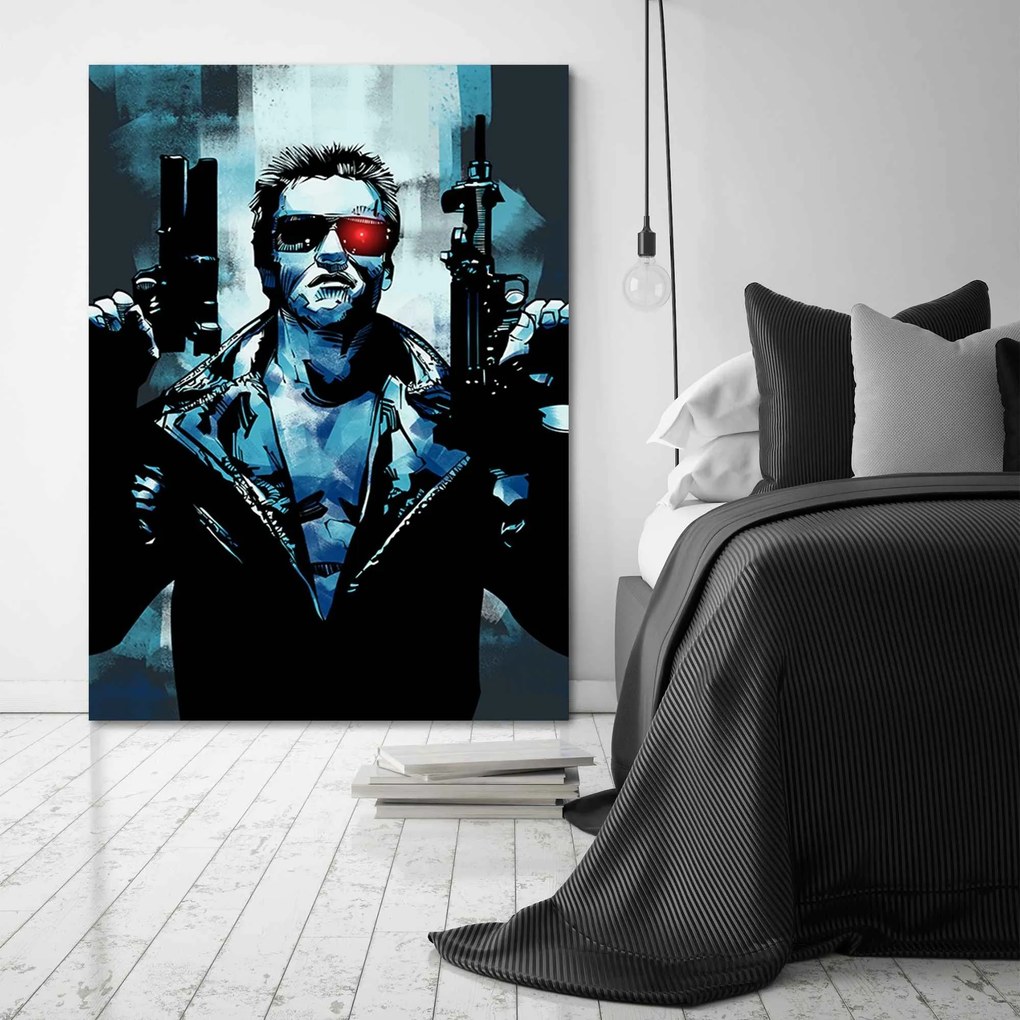 Gario Obraz na plátne Terminátor, Arnold Schwarzenegger - Nikita Abakumov Rozmery: 70 x 100 cm