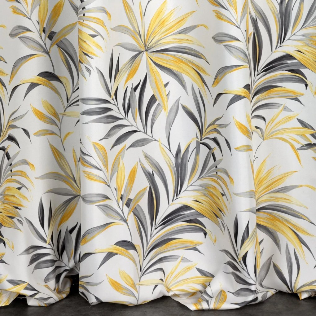 ZÁVES NA KRÚŽKOCH ELIA 140X250 CM VZOROVANÁ