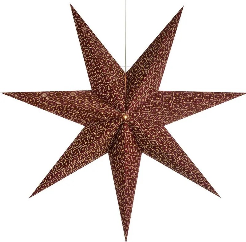 Vínová závesná vianočná svetelná dekorácia Baroque – Markslöjd