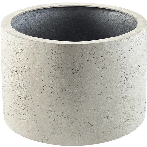 Kvetináč Grigio Cylinder antique white-concrete béžový 48x32 cm