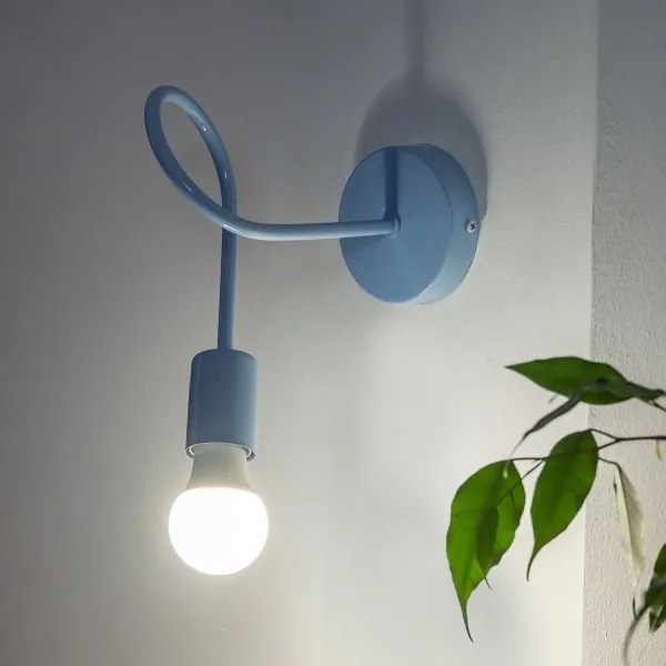 Nástenné svietidlo OXFORD 1xE27/15W/230V modré