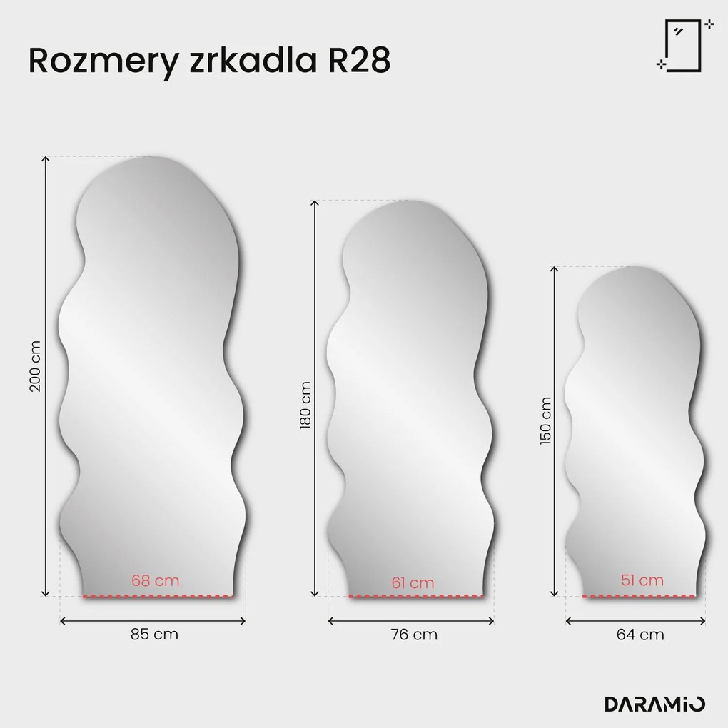 Zrkadlo Pure R28