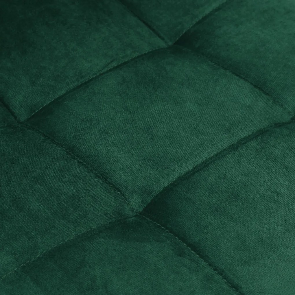 Čalúnená stolička DENVER zamat zelená