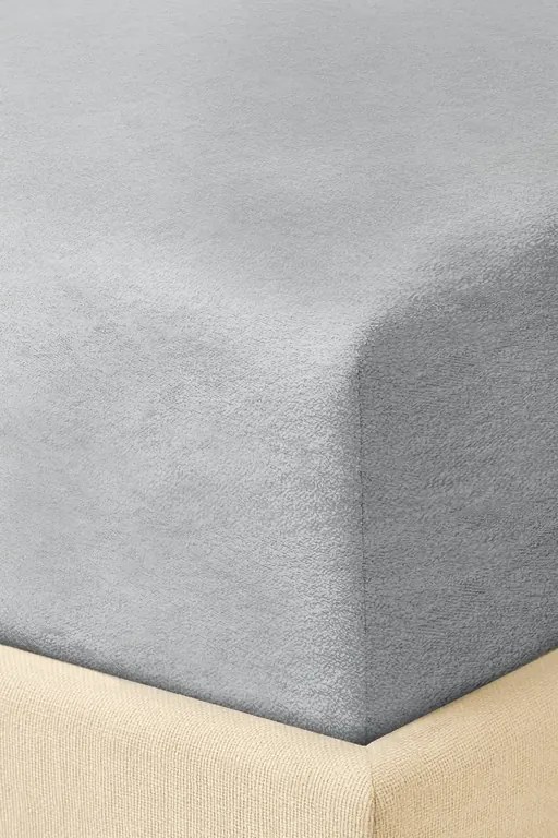 Froté plachta FROTTE sivá Rozmer: 180x200x30 cm