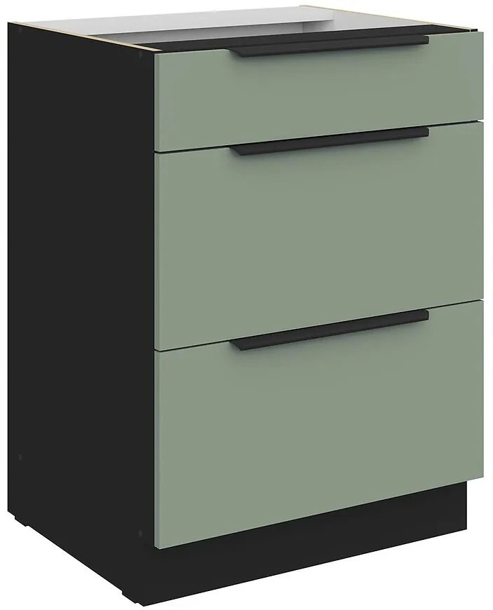 Kuchynská skrinka Aria-Sa/Bl Anti Fingerprint 60d 3s Bb