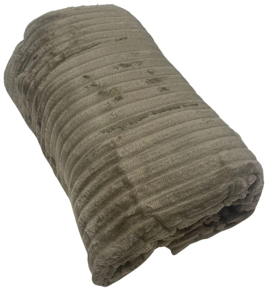 Deka Luxur hnedá 150x200cm TiaHome