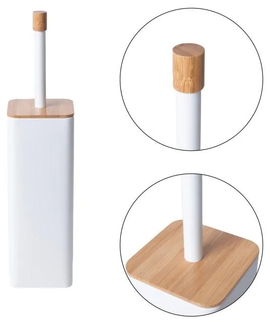 Erga Fonti, WC kefa na postavenie, biela, ERG-YKA-PD.FONTI-WHT