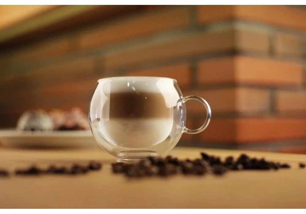 Dvojstenný hrnček Vialli Design Amo, 220 ml