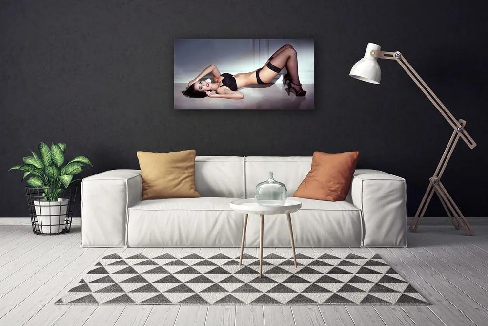 Obraz Canvas Žena erotika sexy 120x60 cm