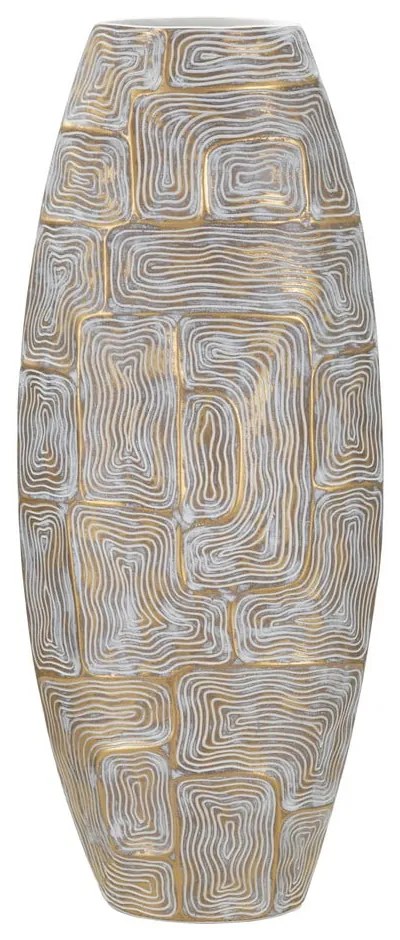 Váza z polyresínu v zlatej farbe (výška 59,5 cm) Eclips – Mauro Ferretti