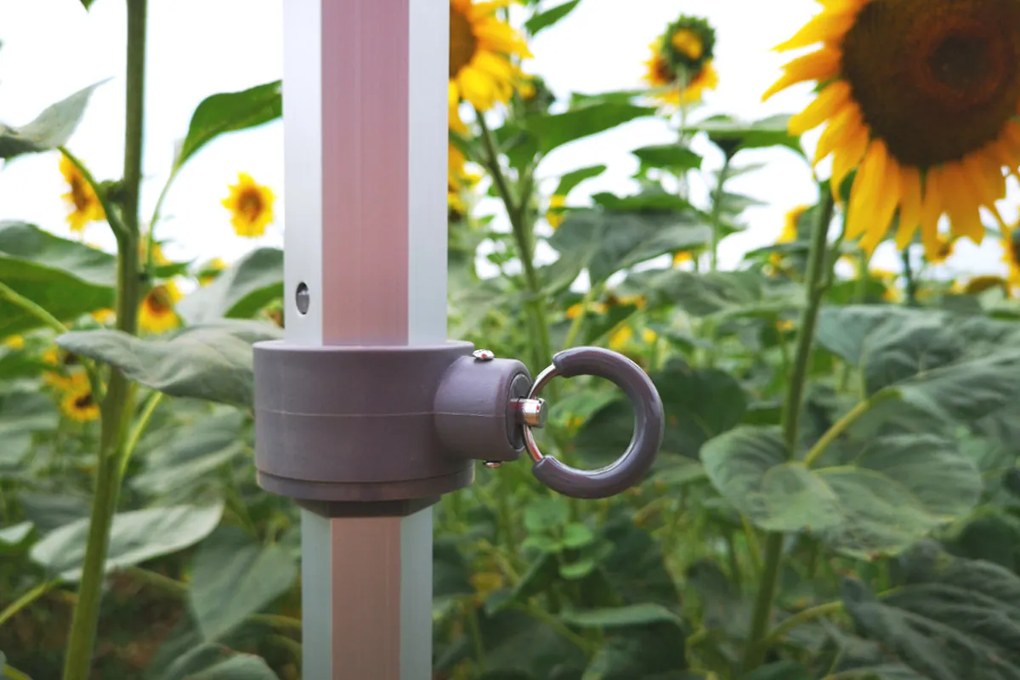 BRIMO Svadobný stan 3x6 m hliníkový – Elegantný a rýchlorozkladací - s 3 stenami - Biela 15