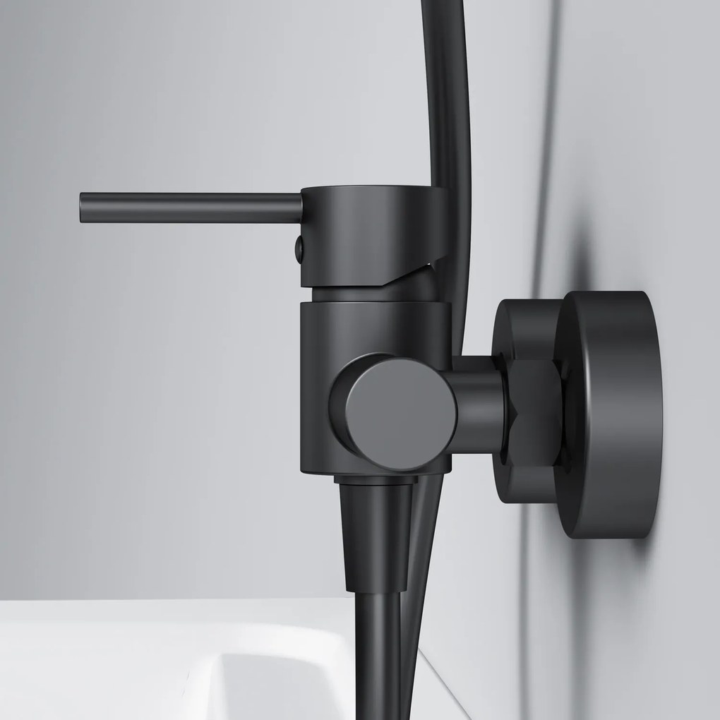 Sprchová batéria AM.PM Spike FPA20022 jednopáková, čierna