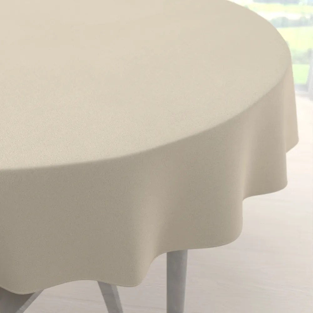 Biante Veľký dekoračný okrúhly obrus BKU-121 Latte Ø 250 cm