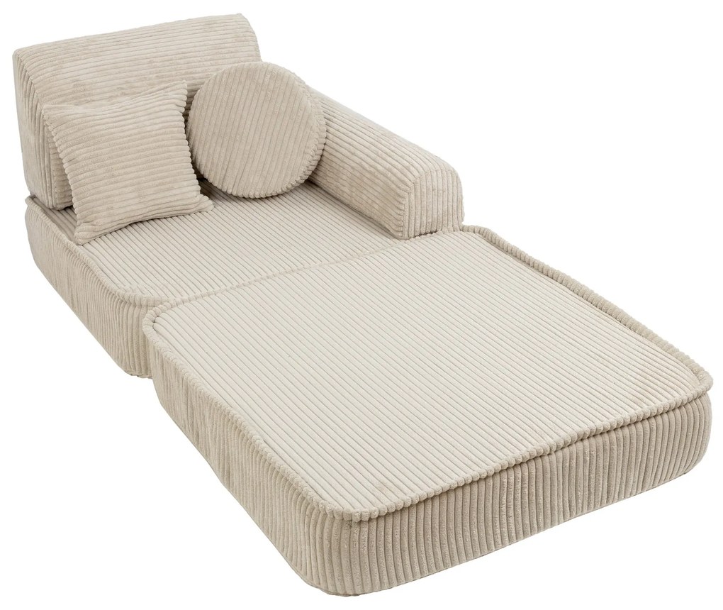MeowBaby® variabilná pohovka Plus, Aesthetic Ecru