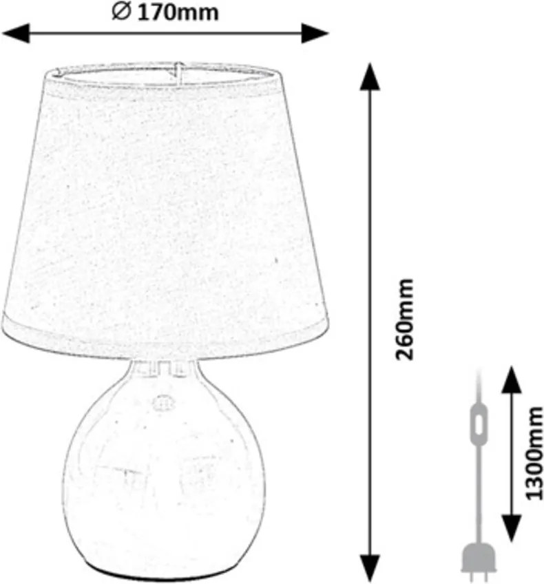 Rabalux INGRID stolná lampa 74076