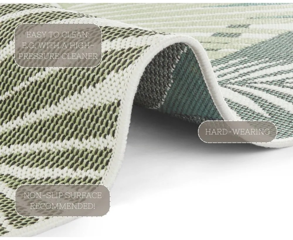 Zelený/béžový vonkajší koberec 160x230 cm Vai – NORTHRUGS