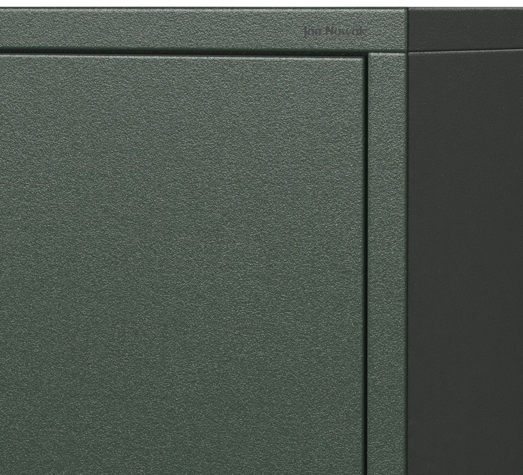 Šatníková skriňa FLAVIO, 800 x 1850 x 450 mm, Modern: fľaškovo zelená farba