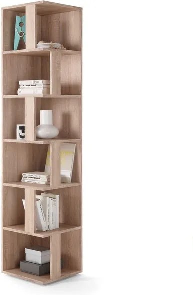 Sconto Regál CORNER SHELF dub sonoma