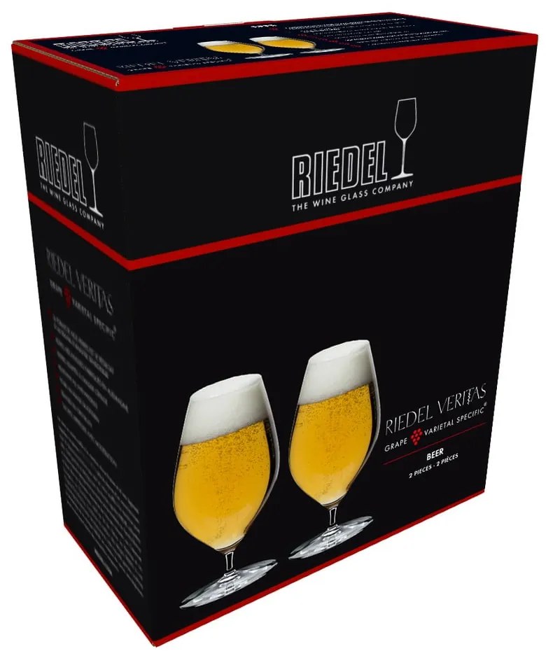 Súprava 2 pohárov na pivo Riedel Veritas, 435 ml