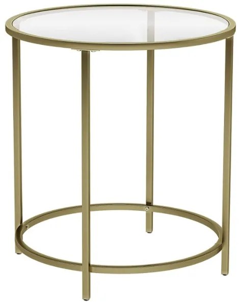 TRENDIE Sklenený stolík Lizy