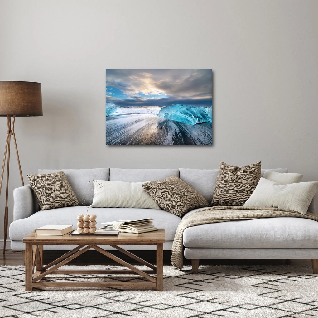 Obraz - Diamantová pláž (70x50 cm)