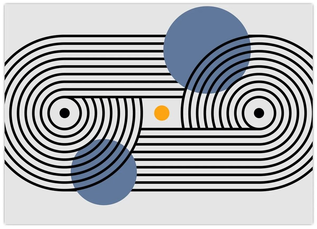 Obraz - Minimalistická abstrakcia N⁰3 (70x50 cm)