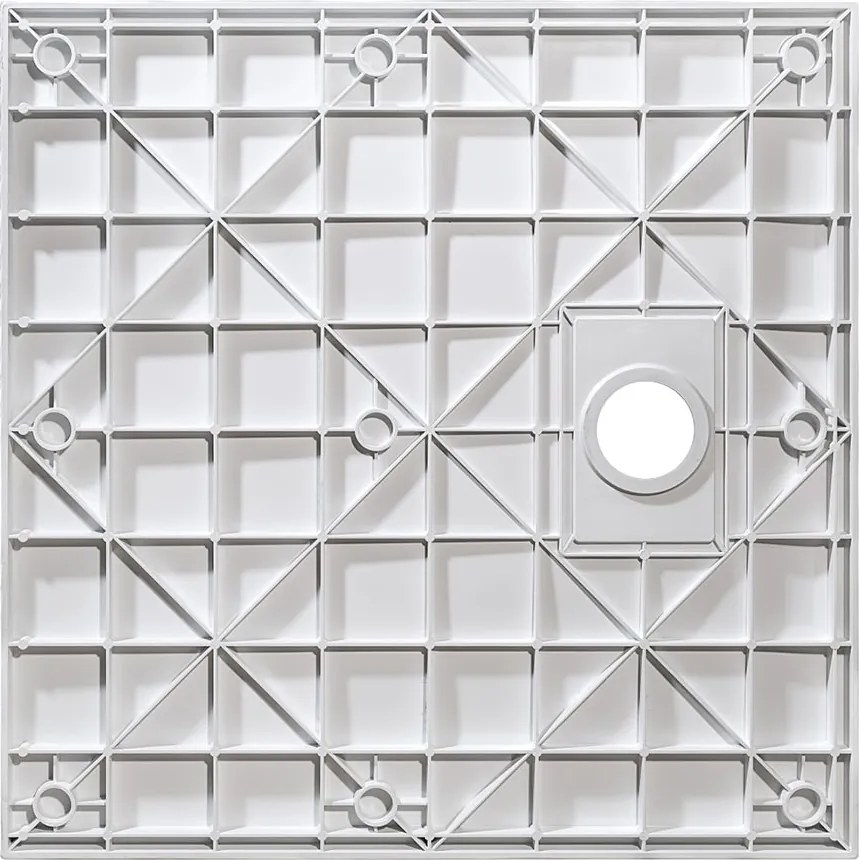Besco Štvorcová sprchová vanička z SMC kompozitu VEXO SQ 80x80 (90x90) BESCO-Rozmery: 90x90