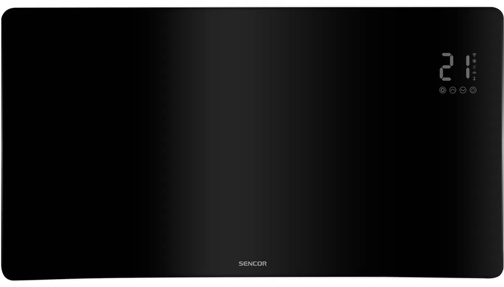 Sencor SCF 4741BK konkávny konvektor, čierna