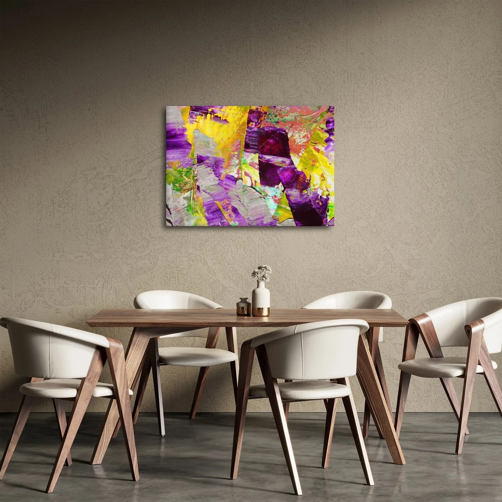 Obraz abstrakcie - maľba (70x50 cm)