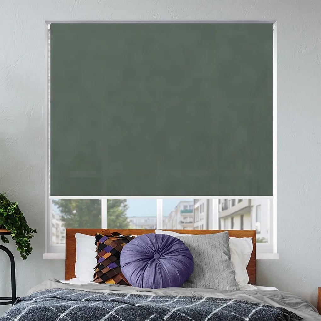 FOA Látková roleta, STANDARD, Tmavo zelená, LE 118 , 102 x 150 cm