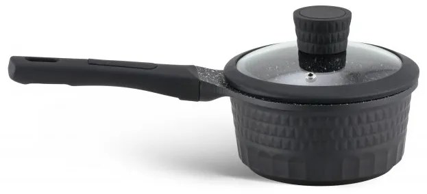 10 kusový set hrncov v čiernom elegantnom dizajne