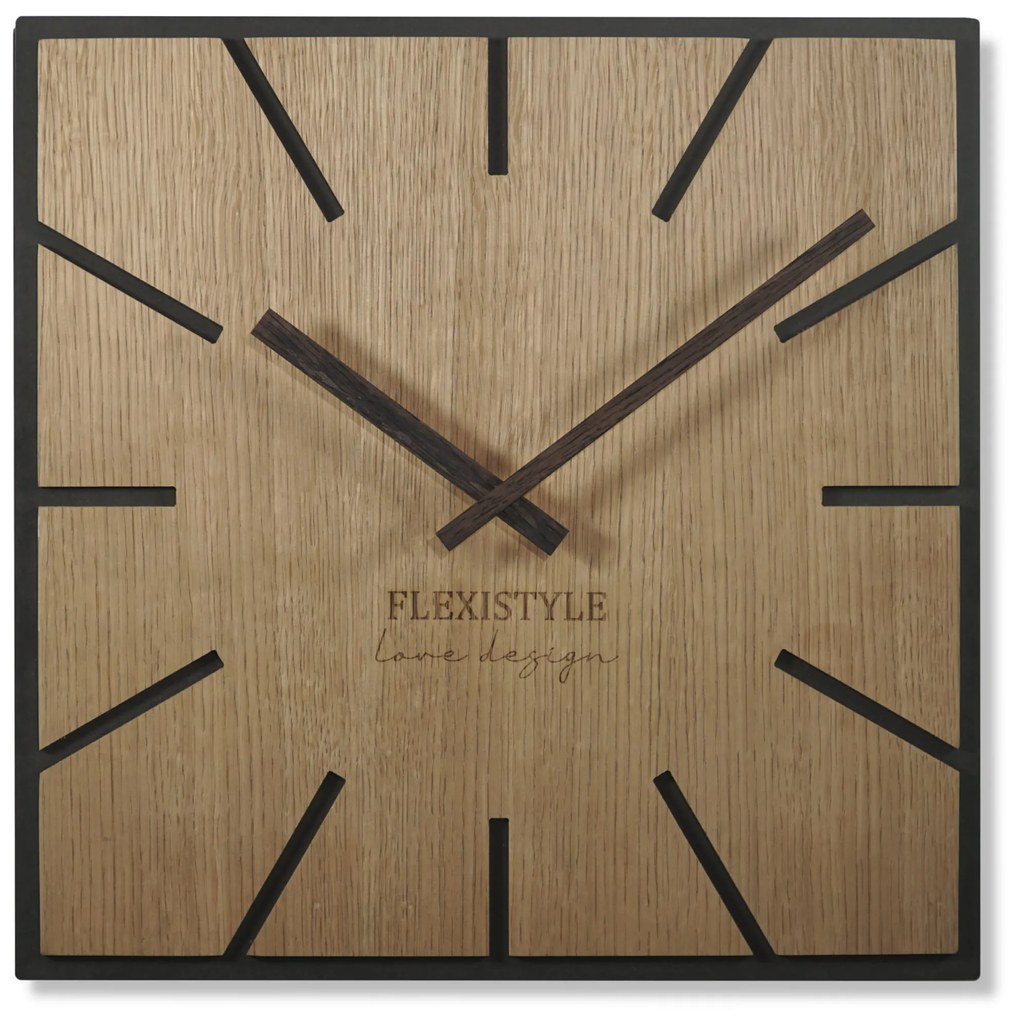 Dekorstudio Drevené hodiny EXACT dubové 50cm
