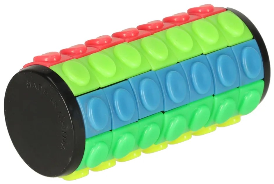 KIK Rotačný valcový hlavolam 7 úrovní – logická skladačka puzzle pre deti a dospelých