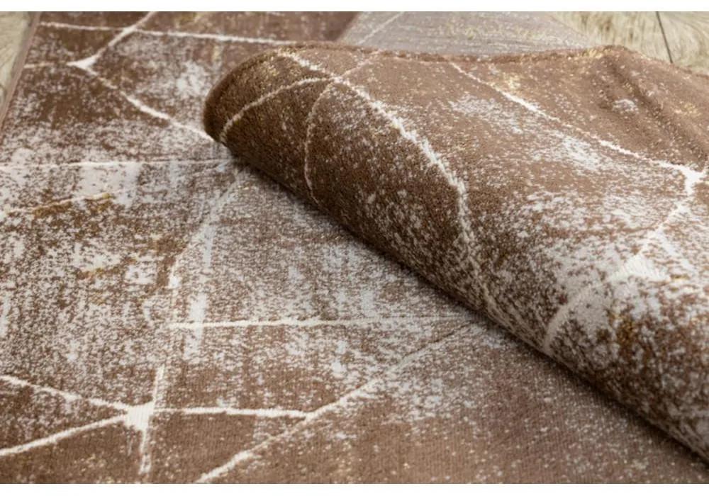 Kusový koberec Mramor svetlo hnedý 140x190cm