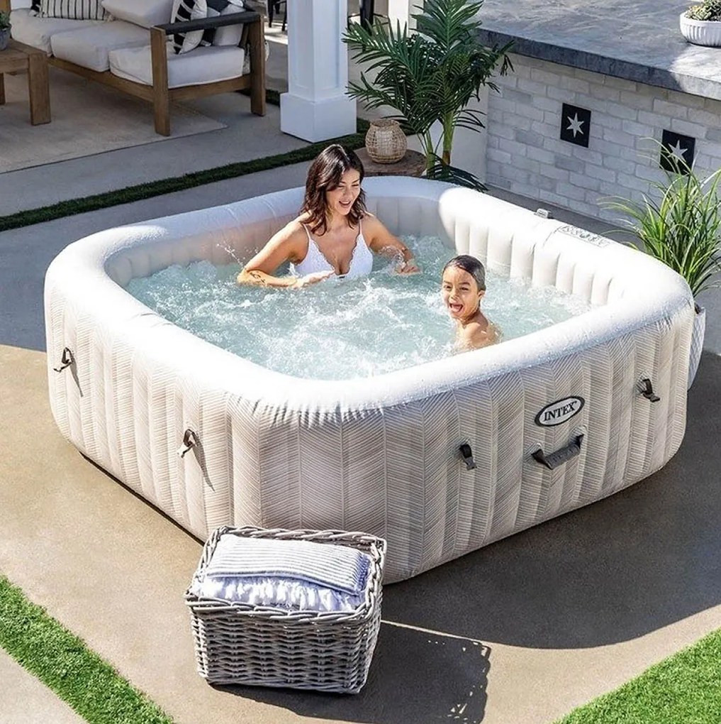 INTEX Pure Spa Chevron Deluxe Vírivka so systémom slanej vody 211x71cm 28446NP