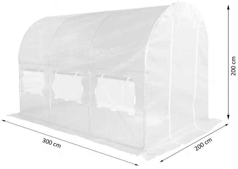 Home&Garden Záhradný fóliovník zelený 2x3 m HomeGarden