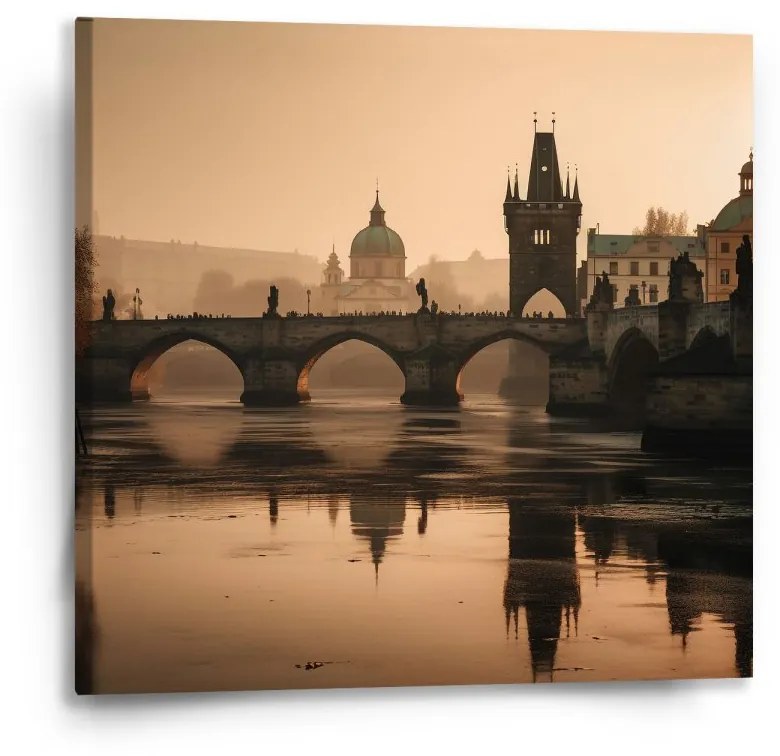 Sablio Obraz Praha Karlov most 1 - 50x50 cm