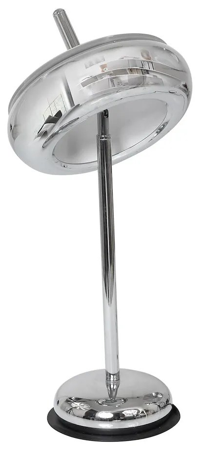 Stolná lampa Mercurio, 1x chrómové kovové tienidlo