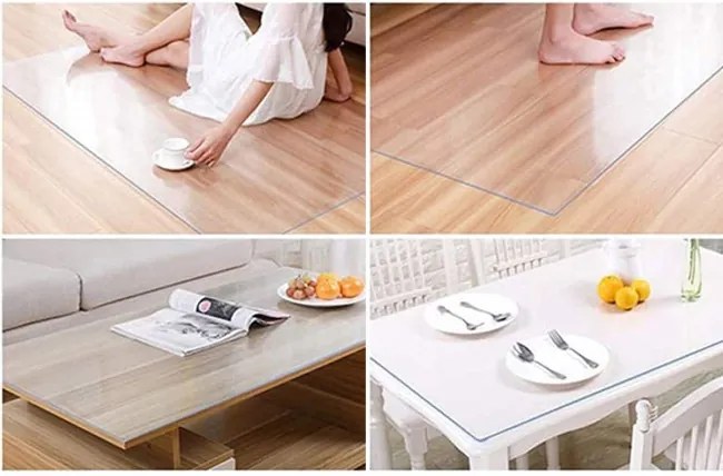 Podložka pod stoličku 120x90x0,07 cm priesvitná