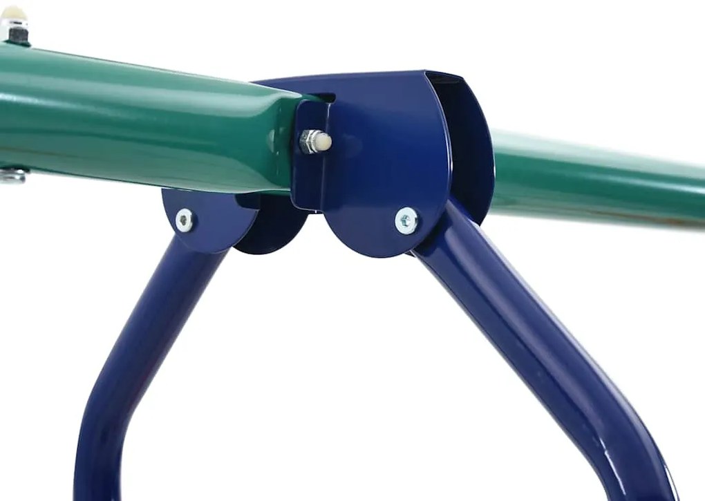 Súprava hojdačiek s 3 sedadlami oceľová