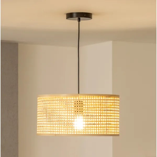 Brilagi - LED luster na lanku CERIA BOHO 1xE27/40W/230V pr. 40 cm bambus