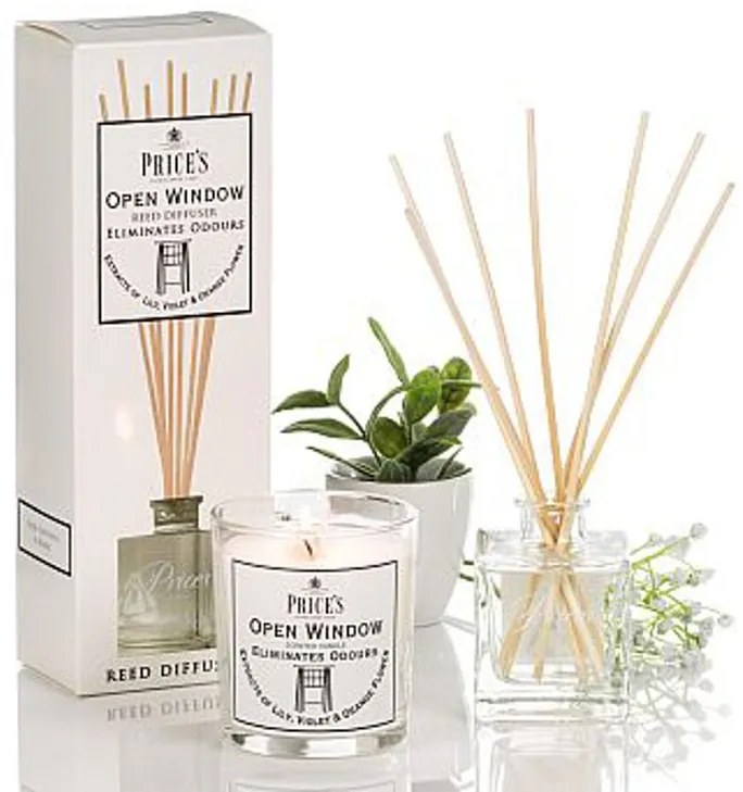 Price´s FRESH AIR vonný difuzér Otvorené okno 100ml