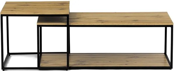 Autronic BONTEC Konferenčný stolík 100x50x35cm, mdf, divoký dub, CT-X7123 OAK Farba: Prírodné