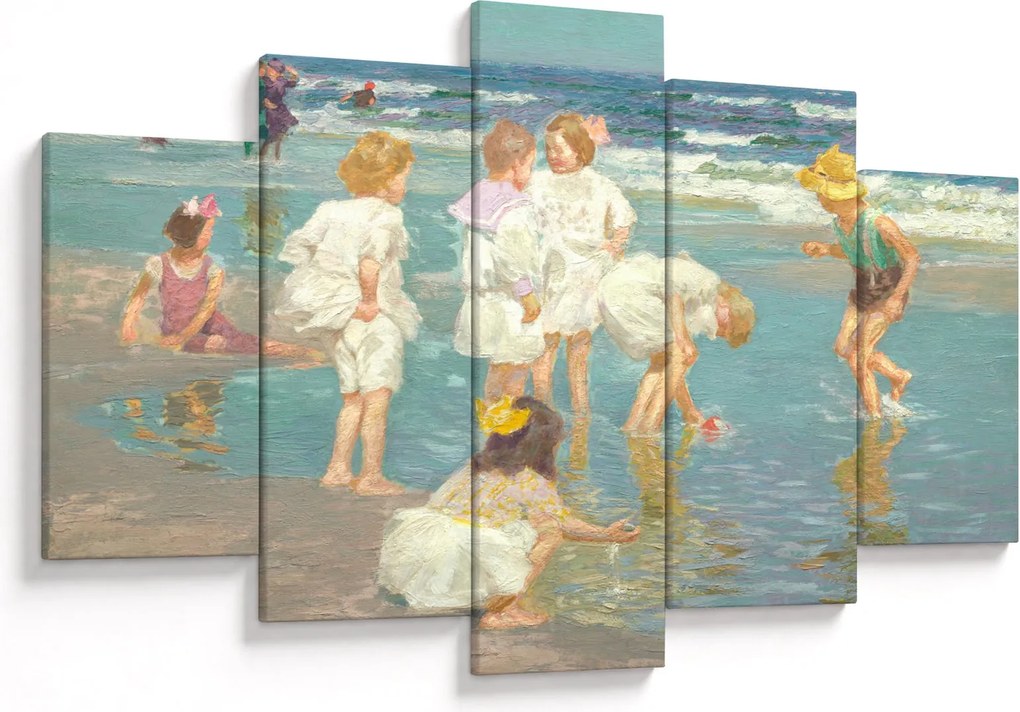 Obraz - Edward Henry Potthast, A Holiday, reprodukcia (150x105 cm)