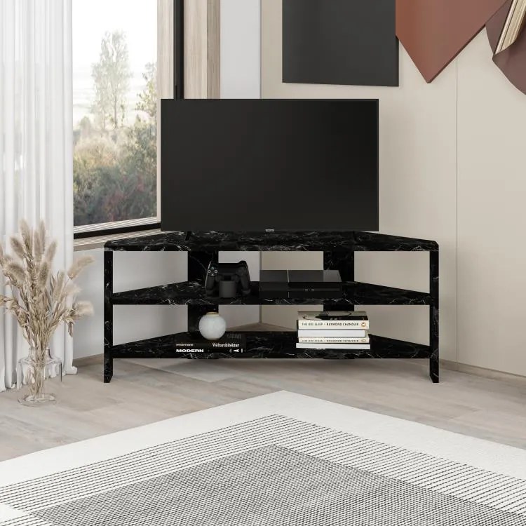 Rohový TV stolík Houseland Thales bendir