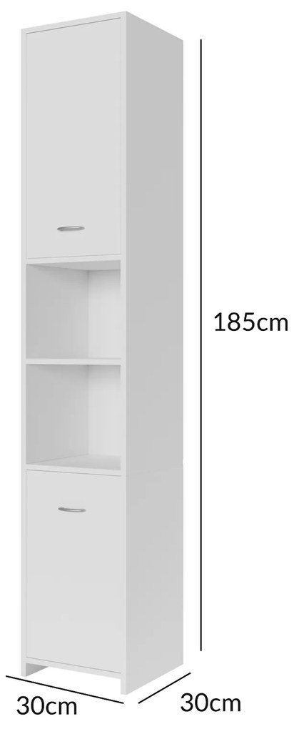 InternetovaZahrada - Kúpeľňová skrinka - 185x30x30cm