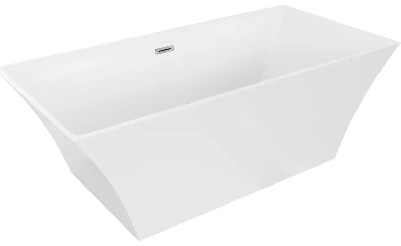 Mexen IBIZA, voľne stojaca vaňa 170 x 80 cm + sifón automat, chrómová zátka, biela, 57021708000